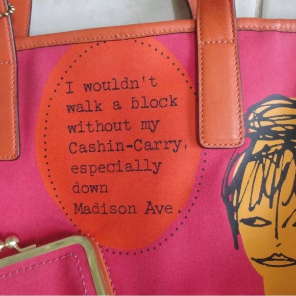 Coach Vintage Bonnie Cashin Carry Kisslock  Tote - Picture 3 of 7